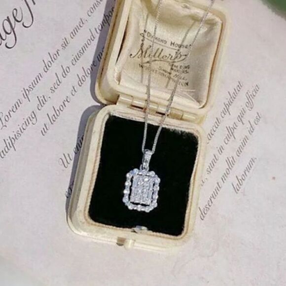 The Empire 2.0 Necklace in 925 and cz - Picture 3 of 12